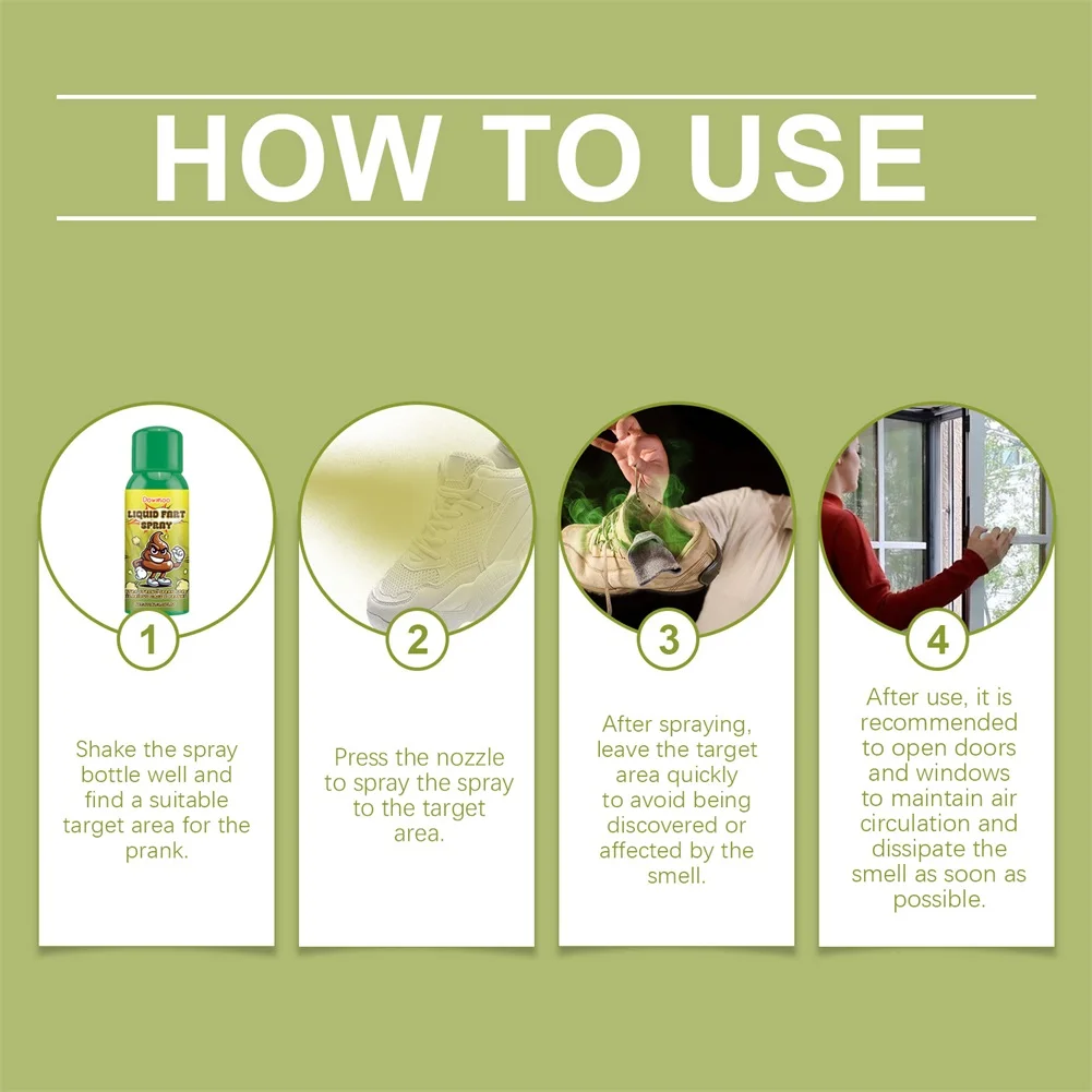 April Fools' Day Liquid Fart Spray For Pranks Perfect April Fools' Prank Office Gag