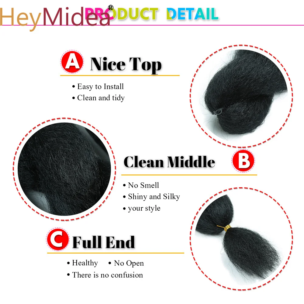 Vixen 크로 셰 뜨개질 변태 곱슬 대량 머리 합성 야키 스트레이트 말리 브레이드 헤어 익스텐션 Ombre Crochet Braids Hair For Women