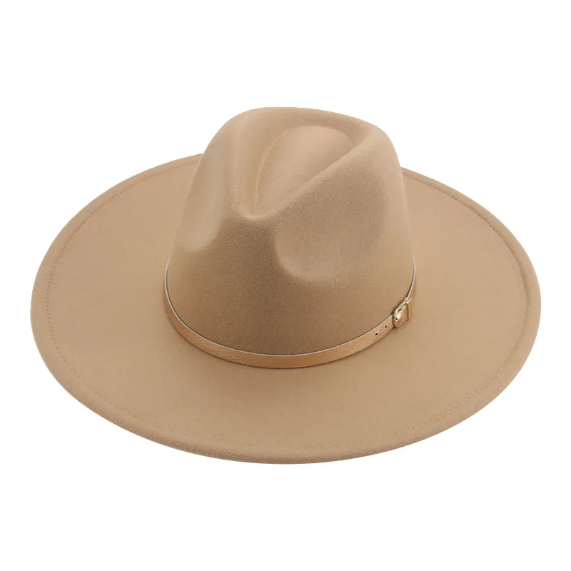 

Hats for Women Fedora Hat Big Size Men Caps Male Solid Big Brim 9.5cm Formal Wedding Casual Church Jazz Caps Sombreros De Mujer