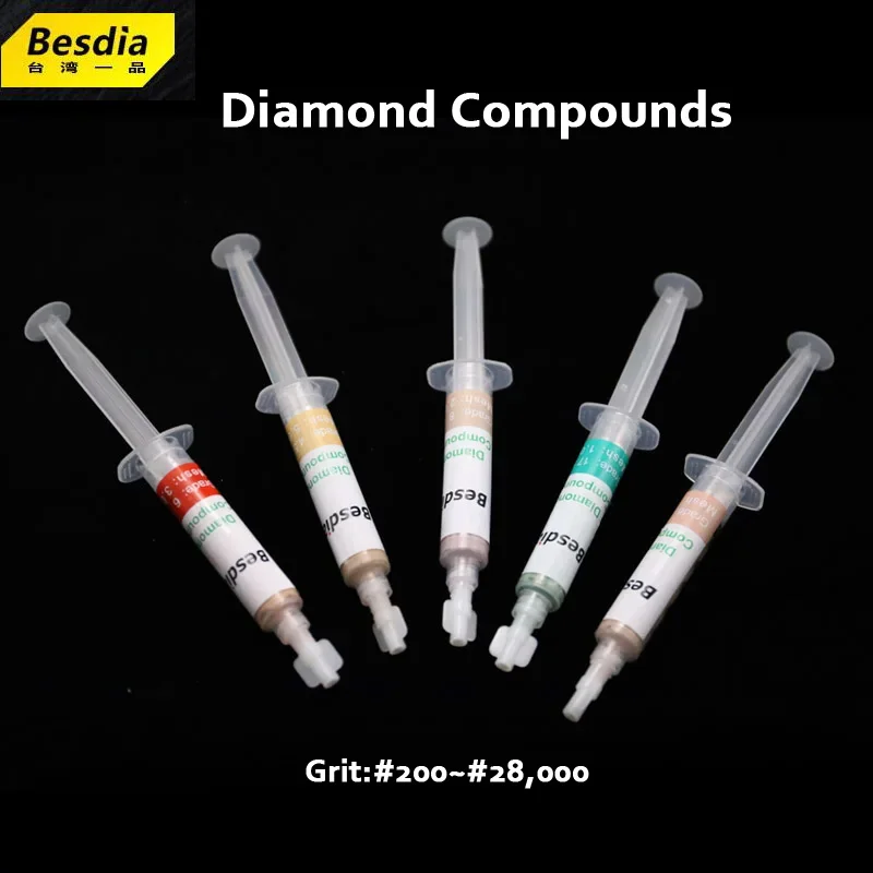 1PCS Taiwan Besdia diamante compostos 5 g/pcs diamante moagem colar molde espelho polimento pasta oleosa diamante colar Grit200 ~ 28000 #