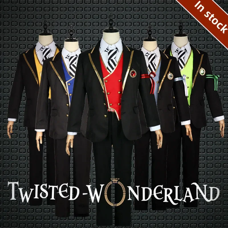 Twisted Wonderland Ruggie Bucchi Halloween JK Japanische Uniform COS Kleidung Cosplay Kostüm Benutzerdefinierte Karneval Party Kostüm