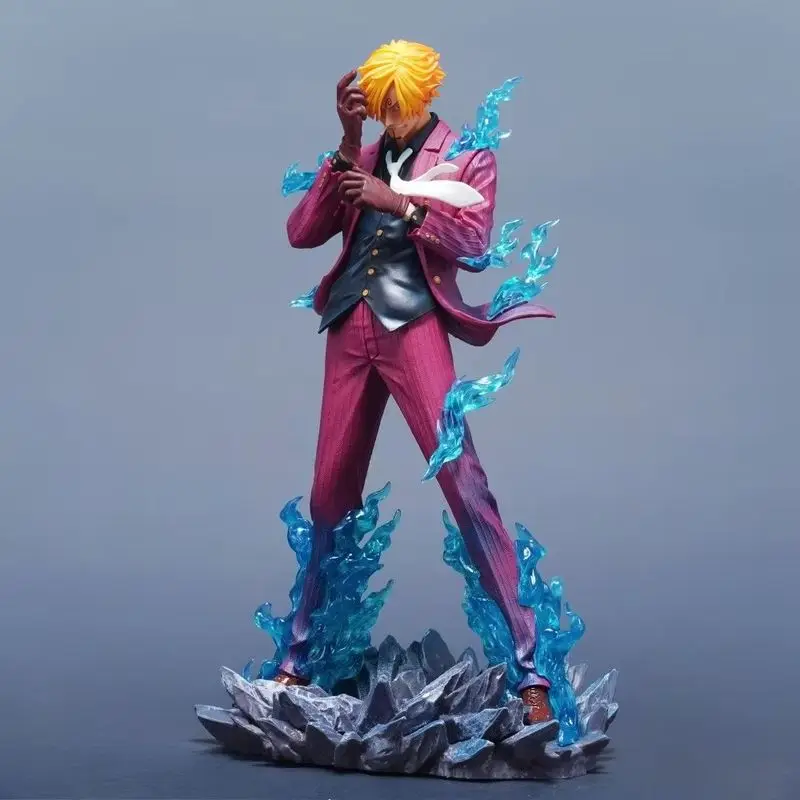Auf Lager 25 cm/9,84 in Anime One Piece Figur Sanji Action-figuren Pvc Statue Desktop Sammlung Modell Ornament Spielzeug geschenke