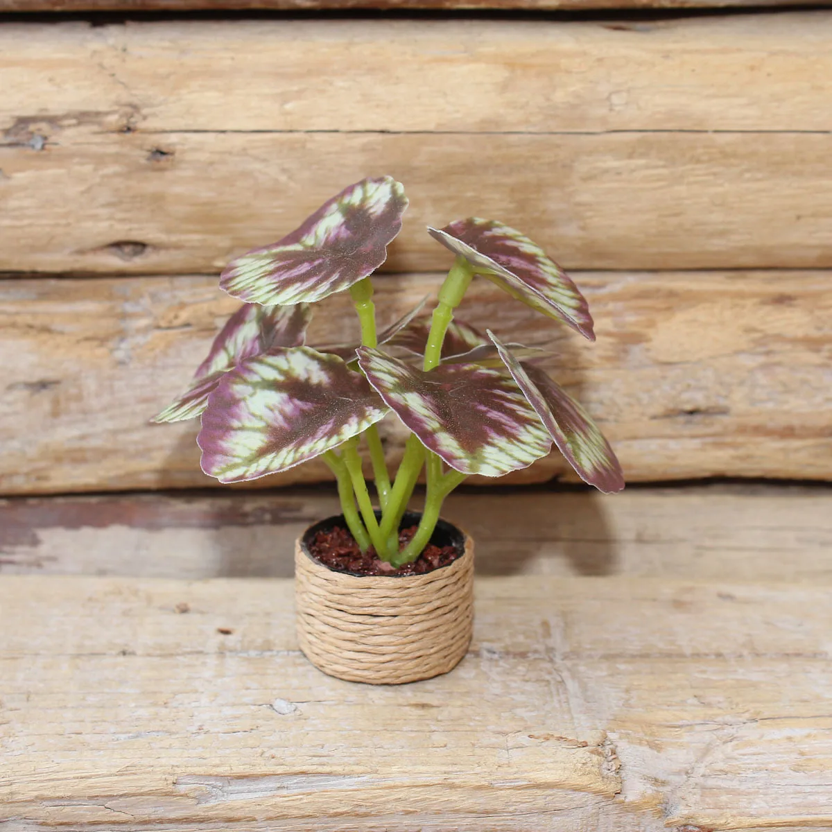 Mini Künstliche Quitte Kreative Kleine Blumentopf Pflanze Modell Miniatur Spielzeug Landschaft Puppenhaus DIY Dekorationen Puppe Zubehör