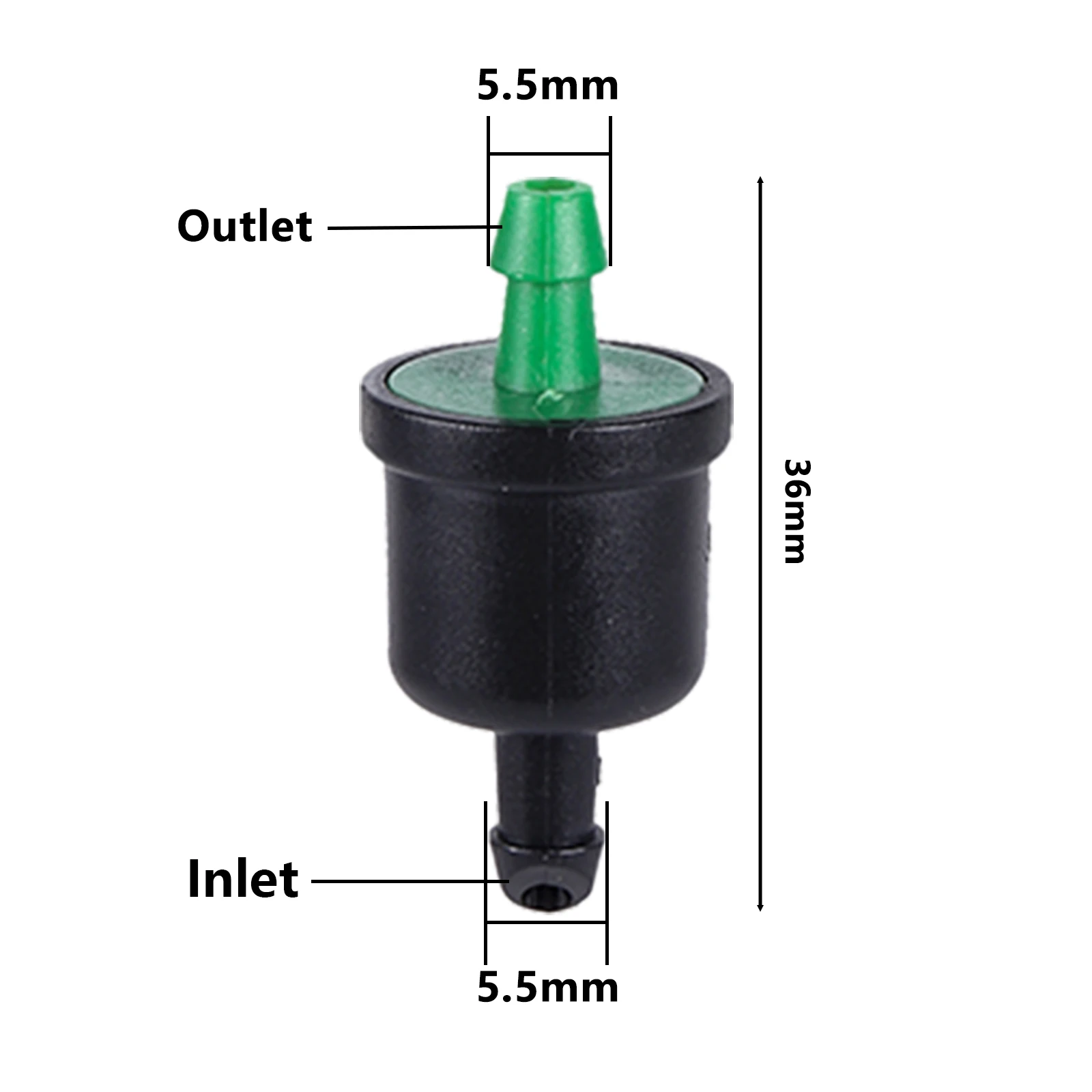 20Pcs 20L 30L 40L Mini Pressure Automatic Compensating Dripper Steady Flow Garden Drip Irrigation Regulator Emitter Save Water