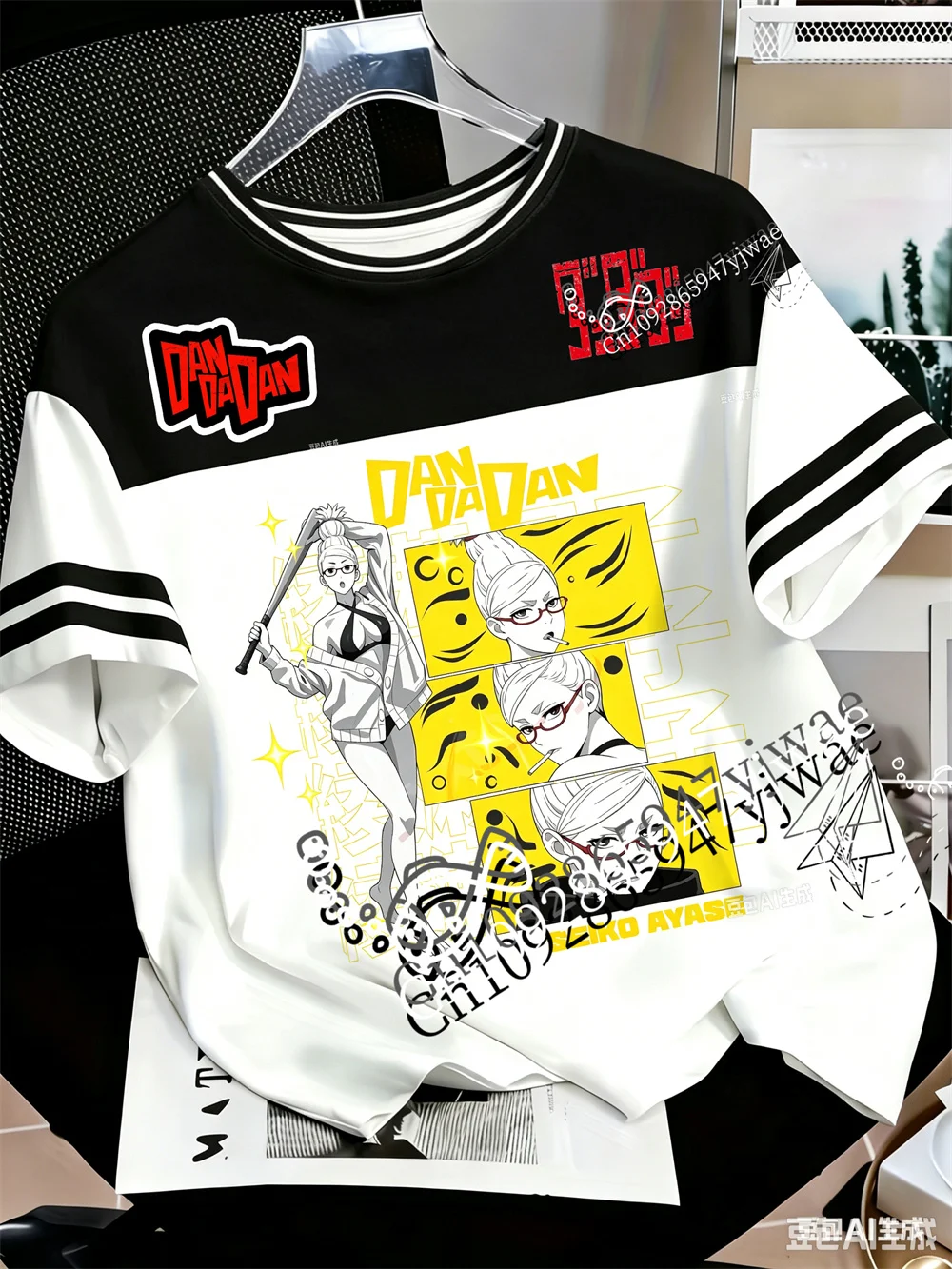 Dandadan Turbo Granny Takakura Ken Ayase Momo 3D-gedrucktes Kurzarm-Anime-Fan-T-Shirt Y2k Streetwear Sommer Erwachsenen- und Kinder-T-Shirt – Detail 8