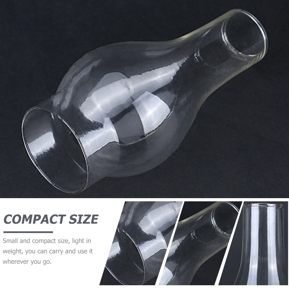 

Glass Lampshade Chimney Kerosene Parts Tiny Oil Replacement Kerosine Globe Earth