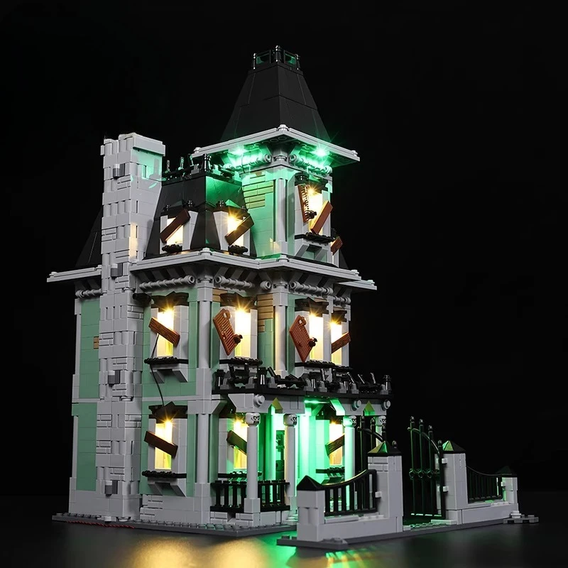 LED Lighting Set Suitable For LEGO Haunted House 10228 Building Blocks Bricks DIY Lamp Toys Set Not Include Model