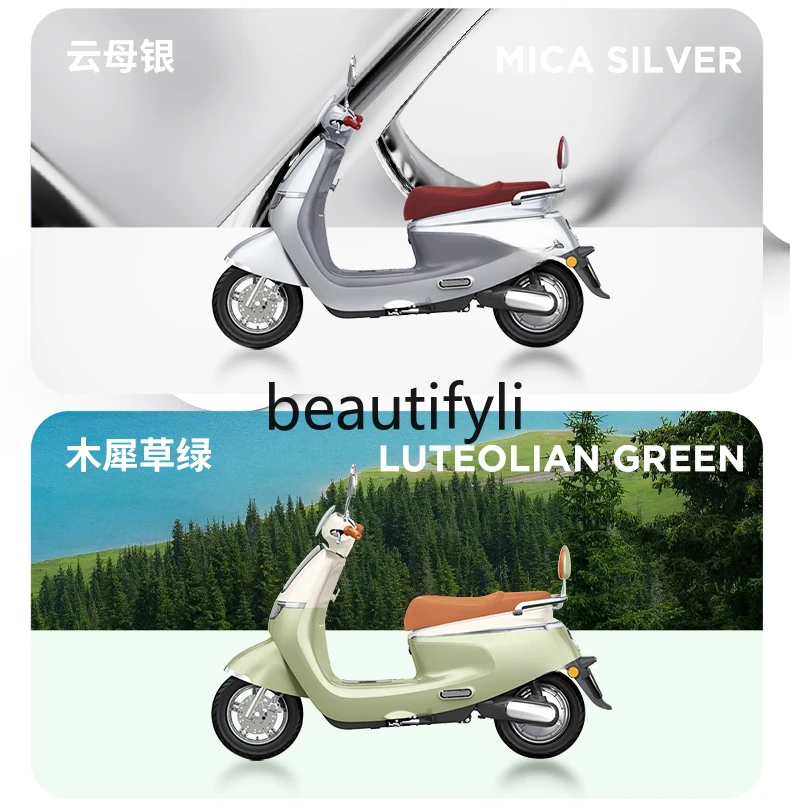 Motocicleta eléctrica inteligente de alta potencia para hombre y mujer, moto ligera de cinco colores, a la moda, novedad de 2024