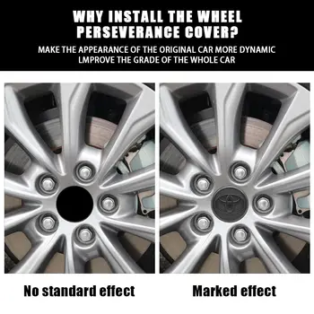 適用於豐田 Supra Aygo Prado RAV4 Hilux Yaris Corolla 4Runner Camry 57/62mm 汽車輪轂中心蓋裝飾徽章汽車輪轂蓋 6 最佳銷售 62毫米中心蓋 - №6