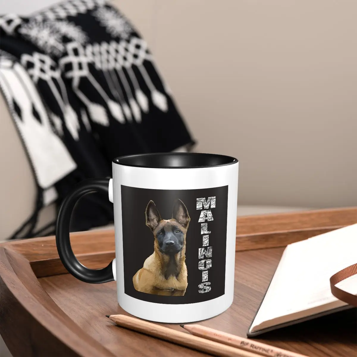

Belgian Shepherd Dog Malinois Mug Funny Ceramic Coffee Cups Tea Mugs Milk Cup Drinkware Gift for Friends
