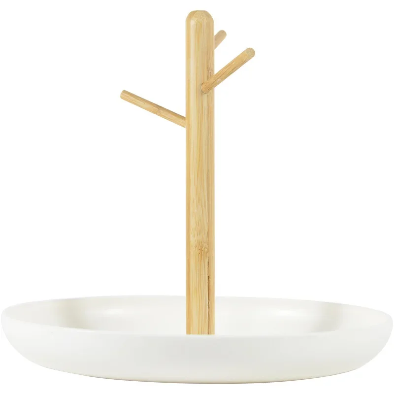 

Nordic branch tray living room entrance key hanger sundries desktop cosmetics storage tray