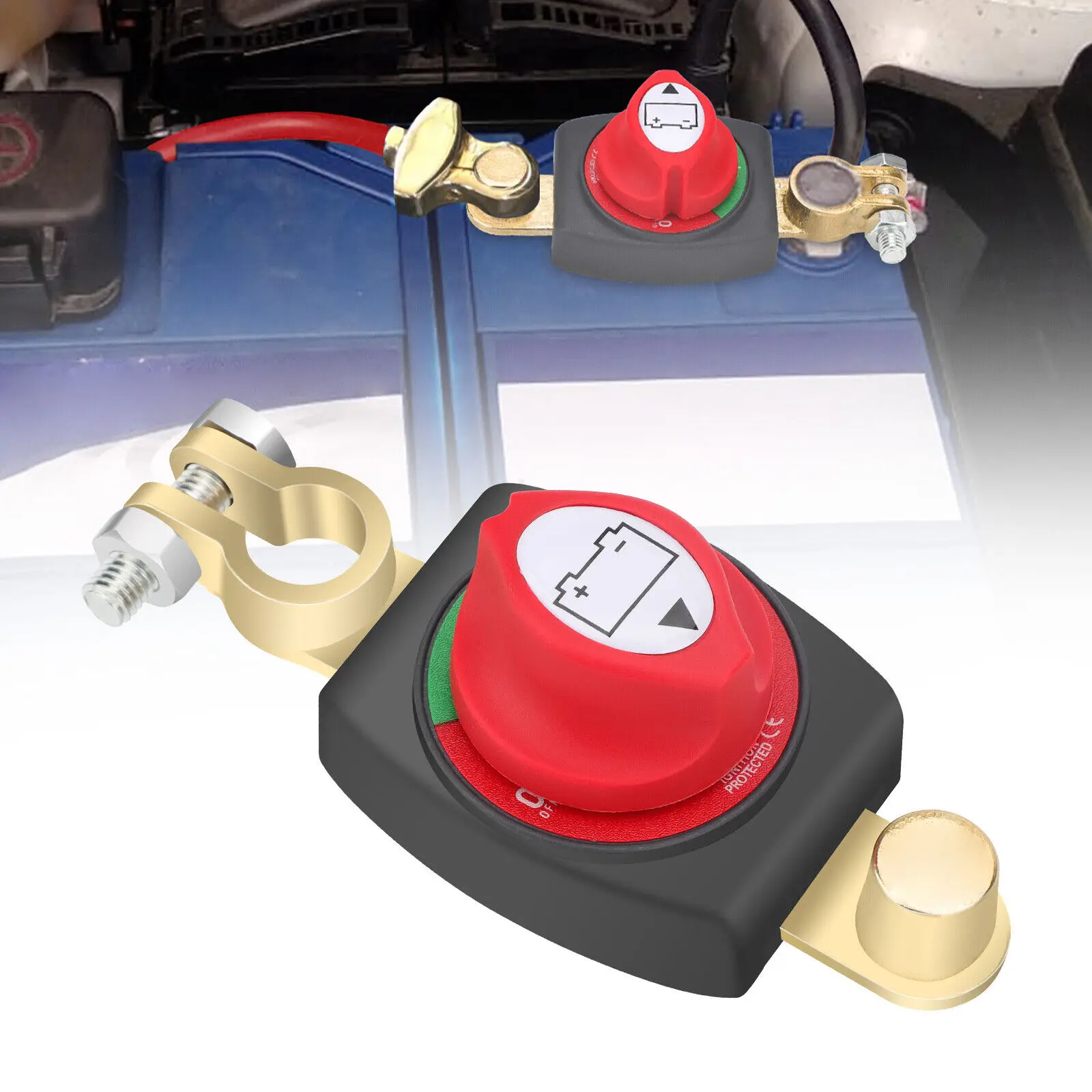 

Battery Disconnect Switch Isolator Cut-Off Power Master Battery Switch Marine