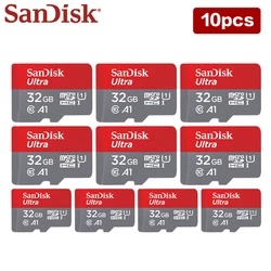 SanDisk 10pcs/lot Ultra microSD UHS-I Card 3GB 64GB MicroSDXC Memory Card 128GB 256GB 512GB read speed up to 150MB/s memory card