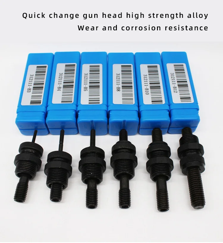 Pneumatic Rivet Nut Gun Industrial Automatic Hydraulic Pull Rivet Nut Tool Pneumatic Riveting Gun Set M3-M12