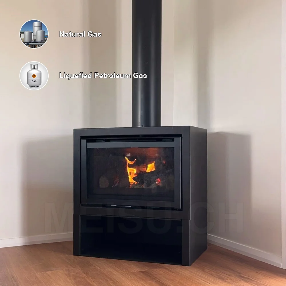 Propane Picture Heater Corner Gas Combustion Volcanic Stone Indoor Heater Burners Fireplace Gas Gas Fireplace