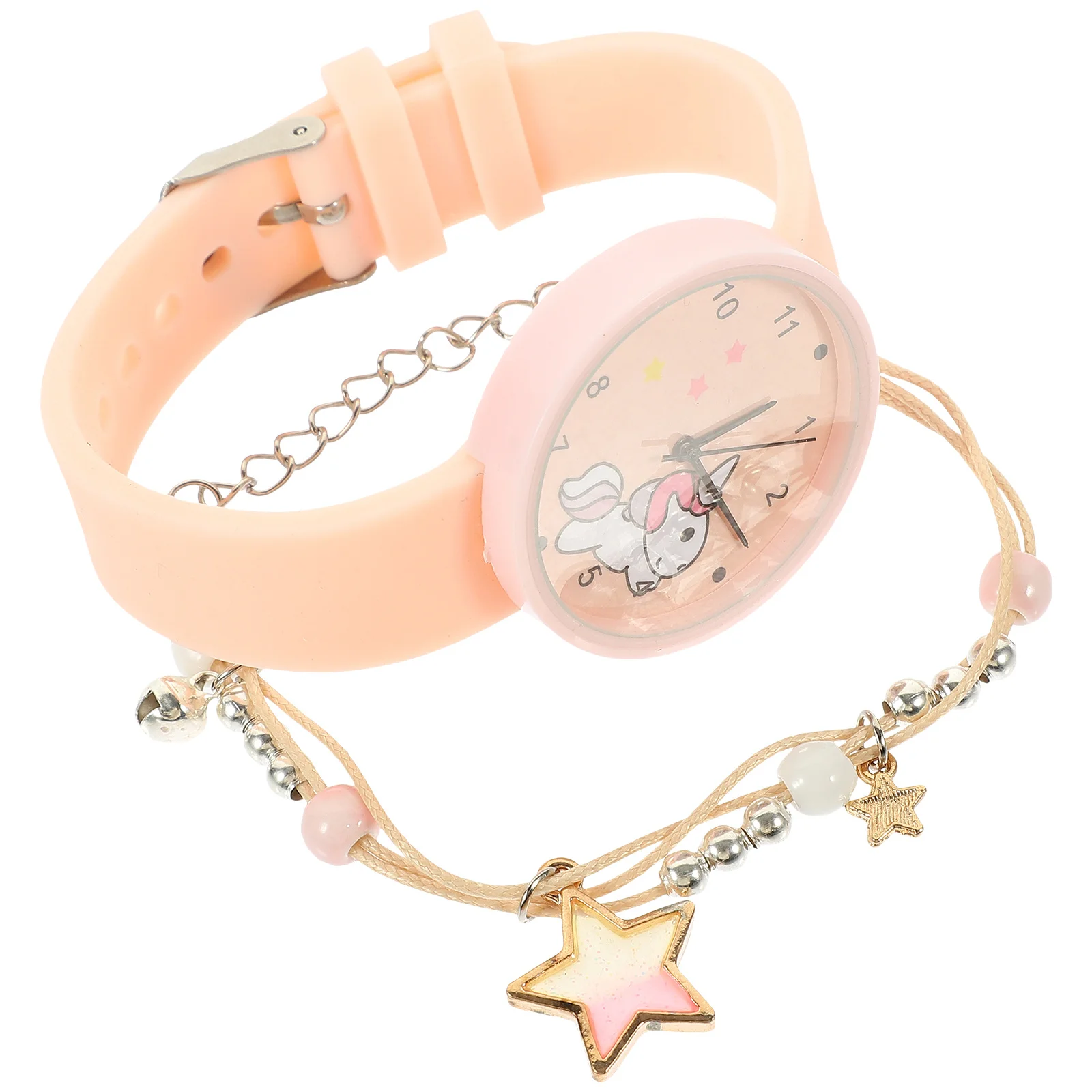 

1 комплект наручных часов с рисунком единорога, кварцевые часы с героями мультфильмов для студентов, подарок для обучения, портативный легкий подарок