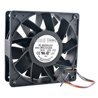 PFC1212DE 12cm 120mm fan 120x120x38mm DC12V 4.80A 5500rpm Dual ball bearing high-speed cooling fan for supercomputer cabinet