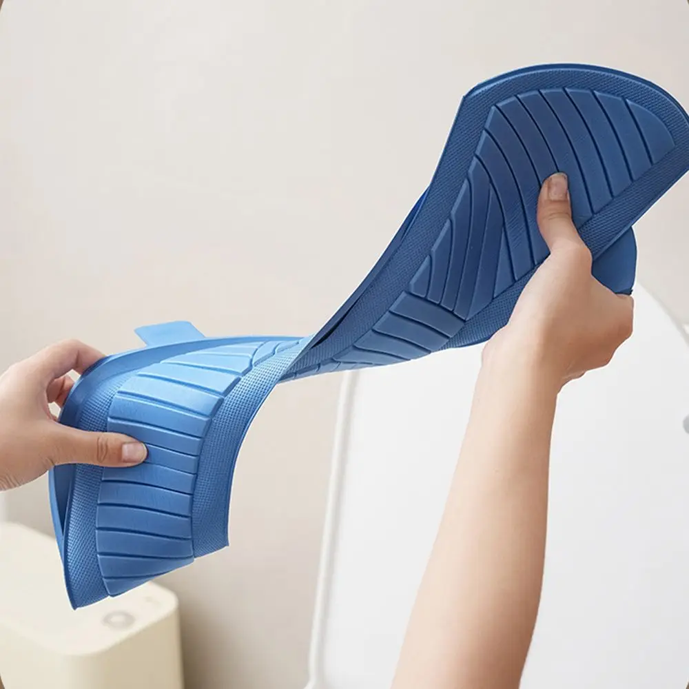 Universal Soft Toilet Seat Cover Non-Slip U-shape Toilet Seat Cushion Thickened Solid Color Texture Toilet Seat Pad Household