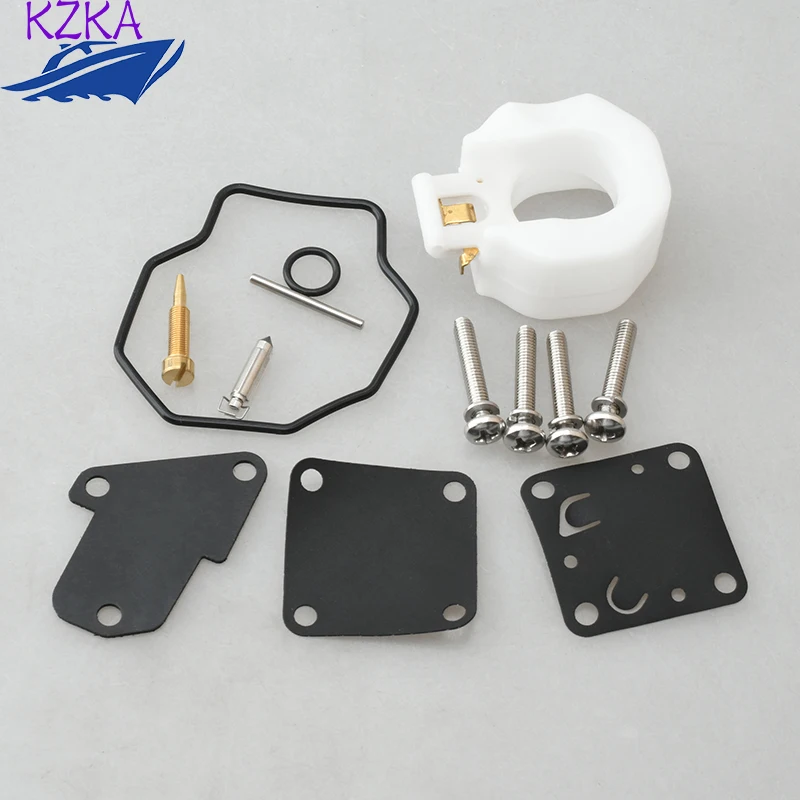 Carburetor Repair Kit 6E0-W0093 for Yamaha Outboard Engine 4HP 5HP 4M 5M 6E3-W0093 Replaces Parts