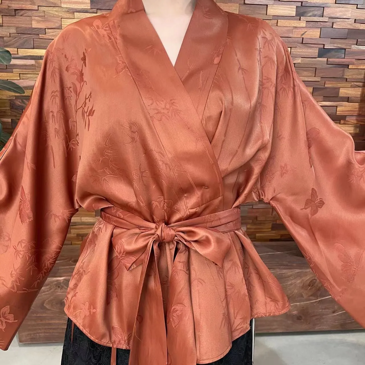 High Quality Women's Red Cloud Yarn Han Elements Short Coat