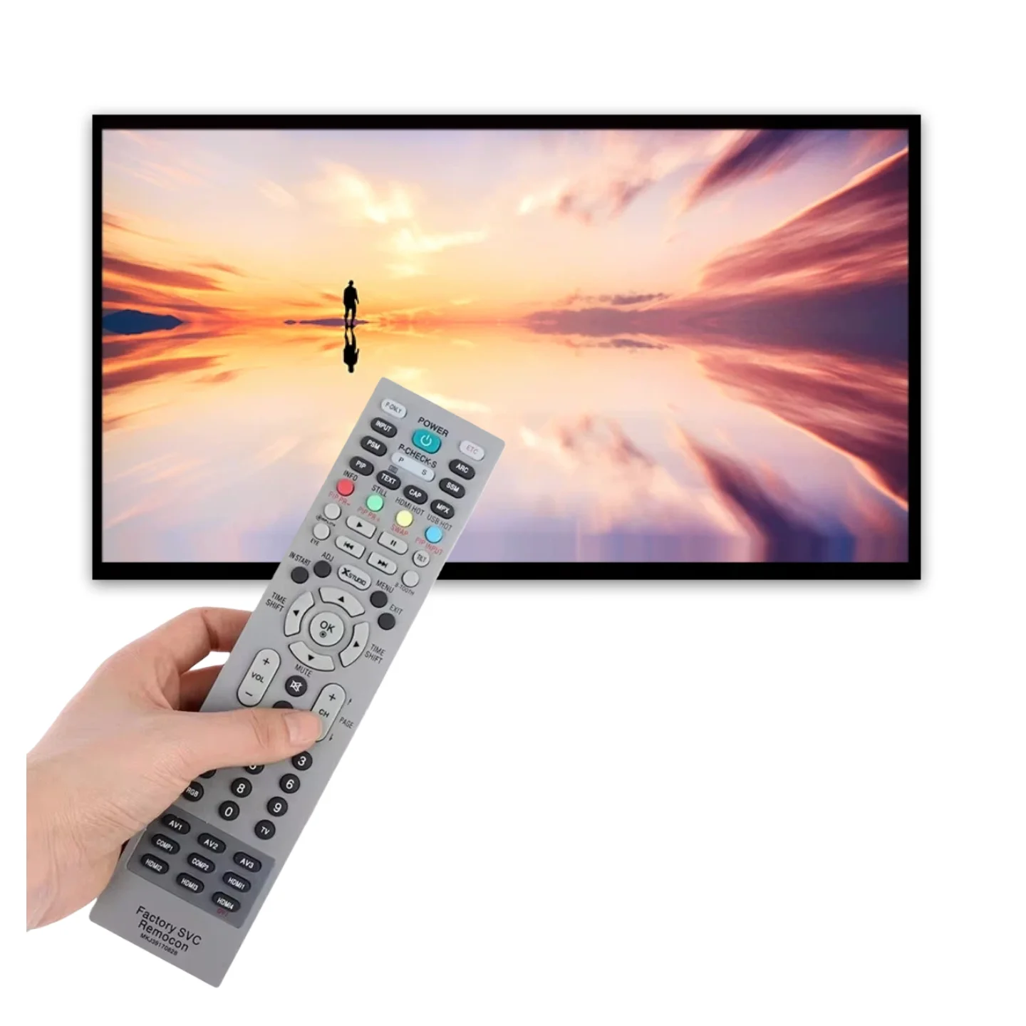 1pc Hot Sale MKJ39170828 Service Remote Control ABS Replacement For LG LCD LED TV Factory SVC REMOCON REFORM Change Area
