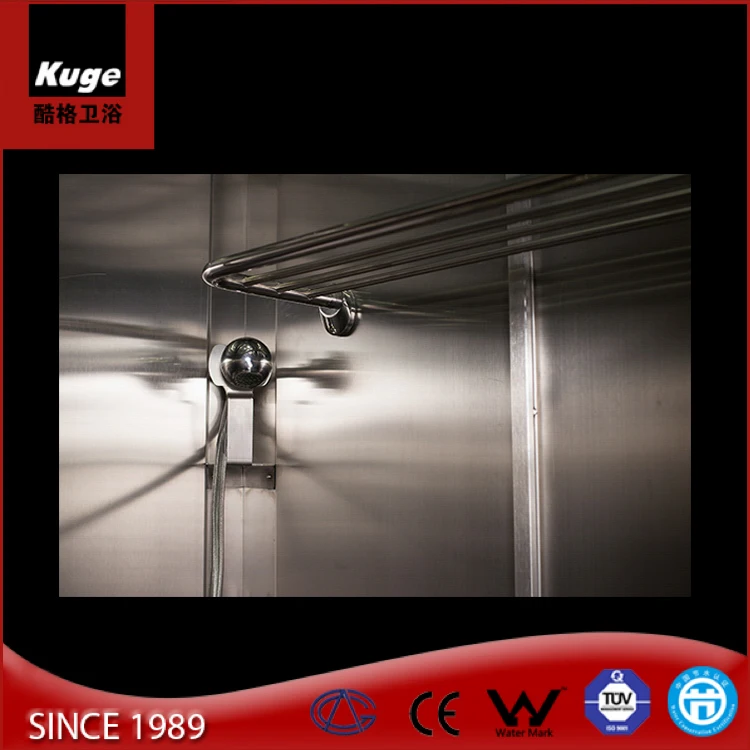 Prefab Outdoor Shower Room Stainless Steel Bathroom Enclosure Economic Design For Sale view 6
