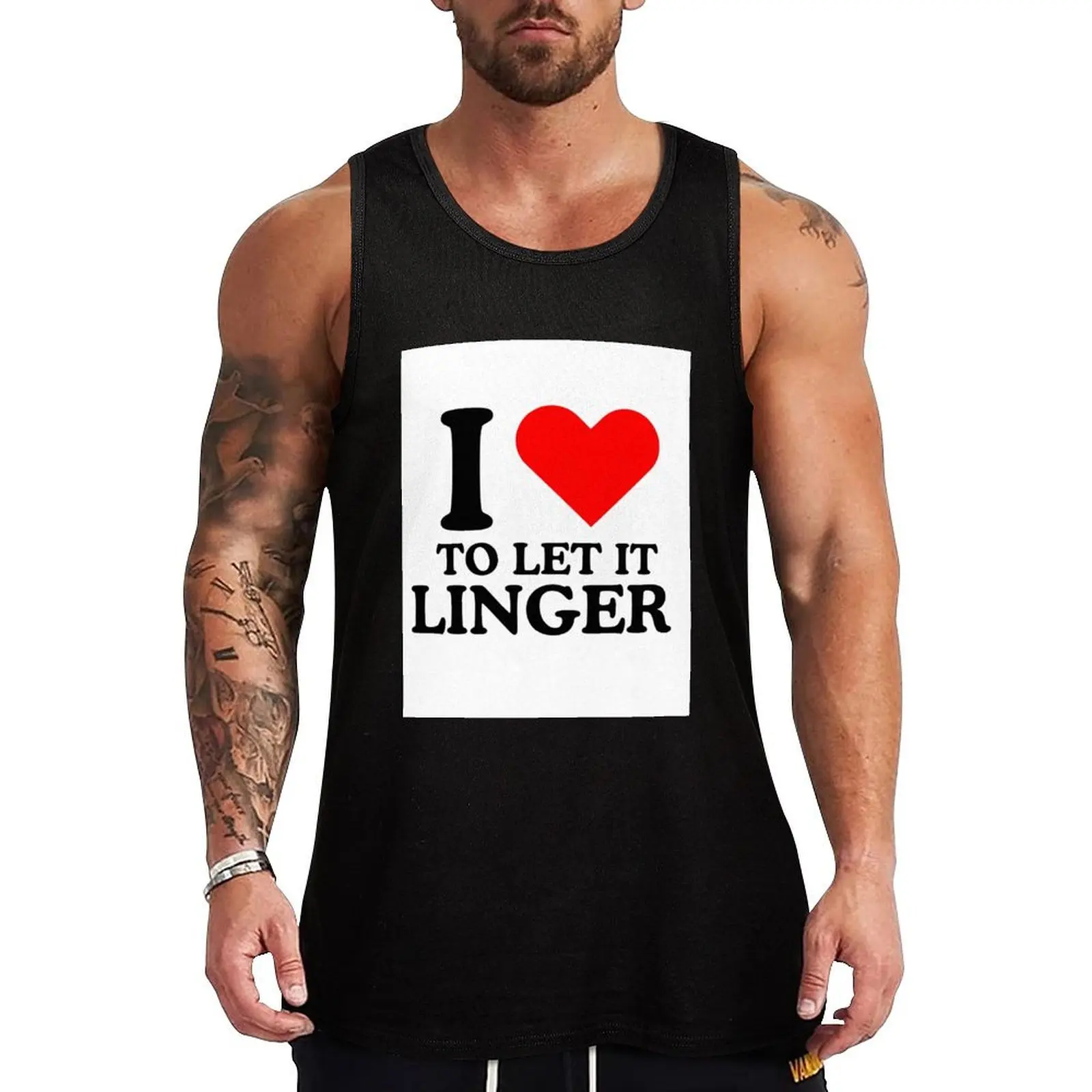 

LET IT LINGER SHIRT, I love to let it linger by the cranberries Tank Top sleeveless Man clothes for gym summer 2025