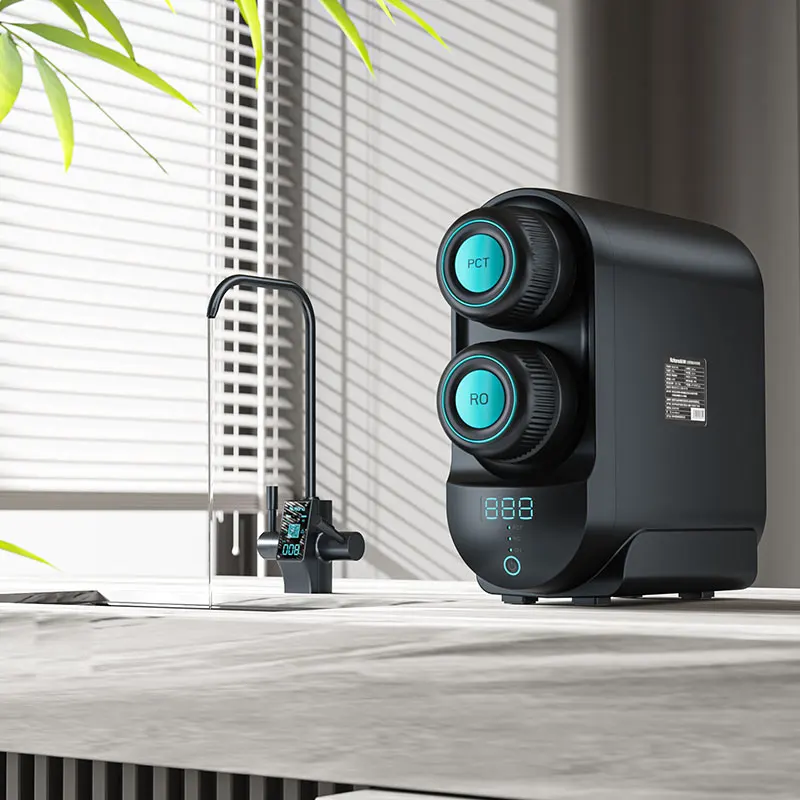 Nobana 1000G doméstico sob pia sistema de osmose reversa purificador de água elétrico autolimpante com recurso sem tanque