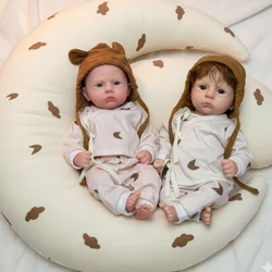 AnjoDoll 33CM Painted/Unpainted Silicone Boy Reborn Dolls Handsome Cameron Full Body Soft Solid Silicone Doll Toys For Gifts