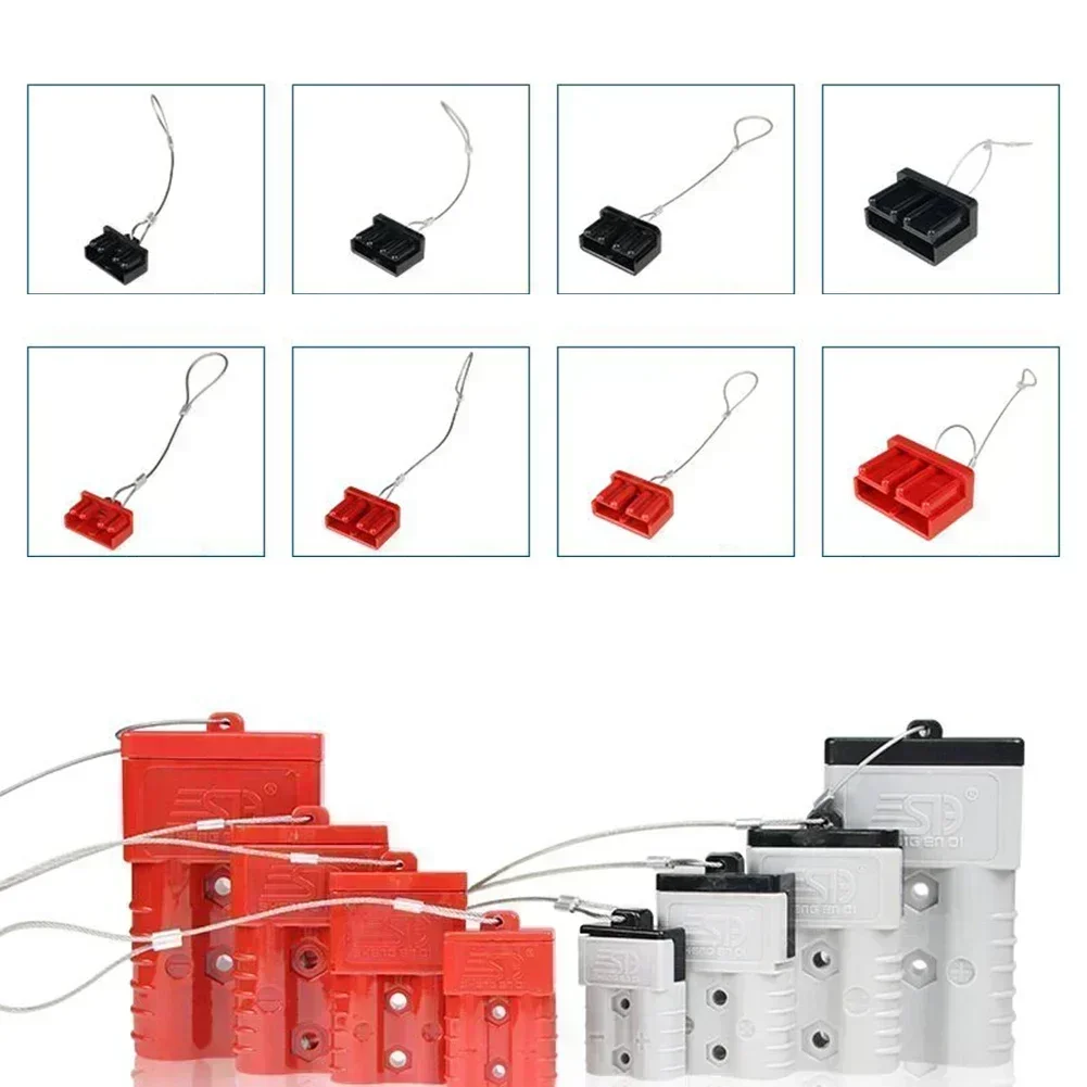 4PCS Dust Cap Black/Red FOR Anderson  Cover Style Connectors Battery Caravan For Test Measurement Tool Accessory