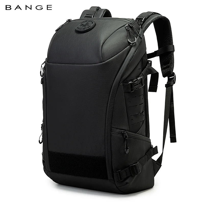 

BANGE Outdoor Travel Backpack Camping Men Large Hiking Tourist Rucksack Waterproof Sport Climbing Mountain 15.6 laptop backpack