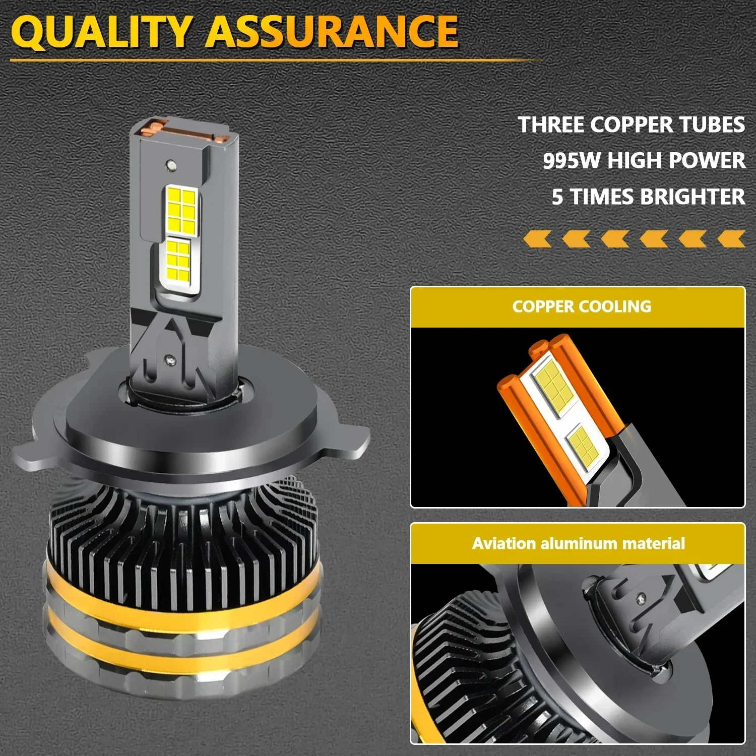 EAGLEVISION Auto Headlight Bulbs  H7 Led Canbus Vehicle 2000W High Power Lighthouse for Car 9005 9006 9012 H1 H4 H7 H11 12V 24V