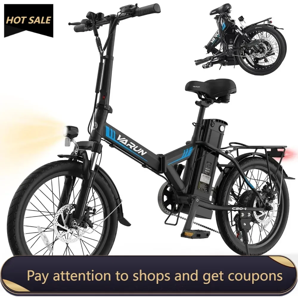 

Electric Bike - Peak 750W Folding Ebike for Adults Up to 40 Miles 20MPH, Stylish 20" Foldable Electric Bicycle Commuter