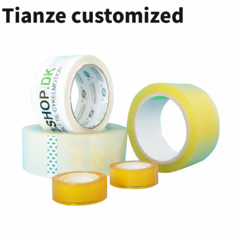 

10 pieces(custom)Zhejiang YONGGU Stationery Adhesive Tape co.,ltd easy bopp custom stationery transparent adhesive tape