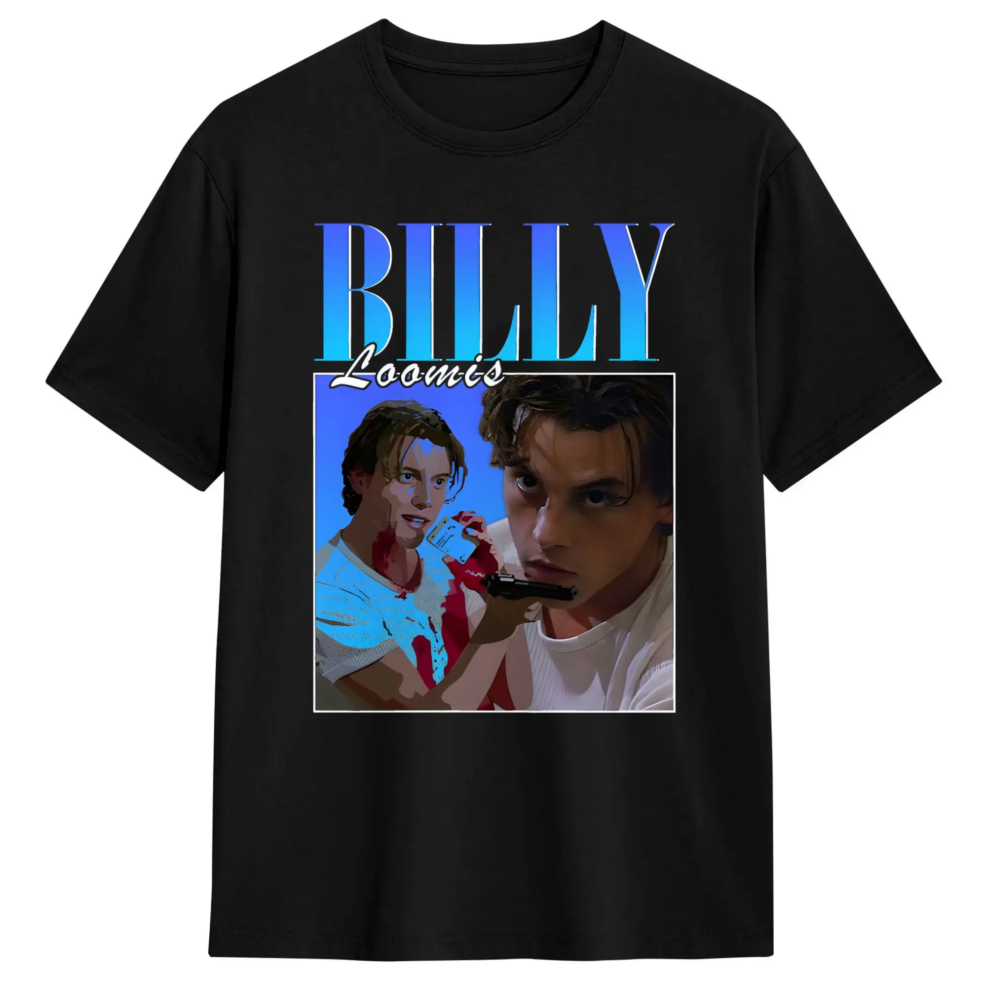 Billy Loomis  T-Shirt Summer ScreamMovie Harajuku T-Shirts Man Cotton O Neck Plus Size 5XL Top Tees Short Sleeves