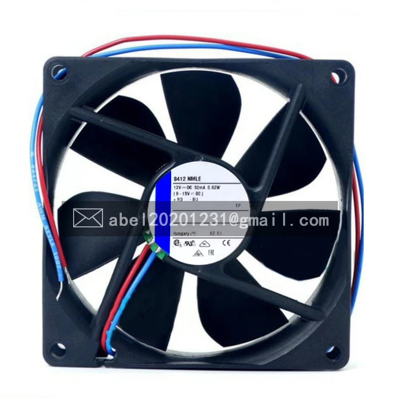 

BRAND NEW 8412NMLE 8412 NMLE DC 12V ORIGINAL COOLING FAN COOLER 80 x 80 x 25 mm