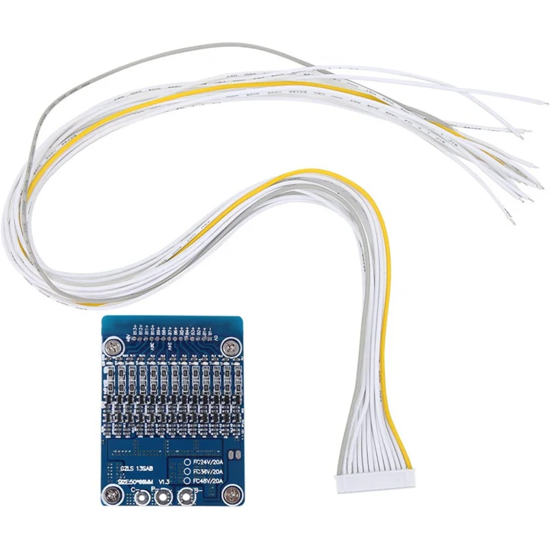 

Battery Board 13S 48V 20A Li-ion Cell Battery PCB Board with Balance Function
