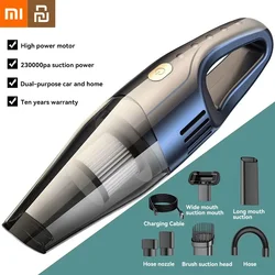 Xiaomi Youpin-Mini Aspirador de pó sem fio portátil, alta potência, sucção forte, uso duplo para carro e casa, 120W, novo