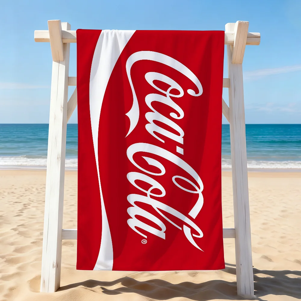 Fashion print C-CoCa C-ColaS Towel Drying Bath Towel Applicable To Light Swimming Camping Yoga Beach Out