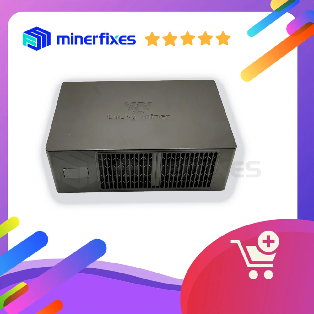 NEW Bitcoin miner lucky miner lv08 Mining Machine Btc miner crypto miner Solo miner BCH BSV DGB 4TH/S SHA256 BM1366 Asic Miner