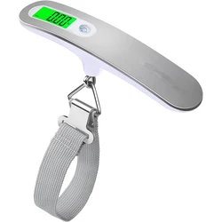 110lb/50kg High Precision Portable Digital Heavy Duty Luggage Weight Scale with Backlight and 4 Units Conversion