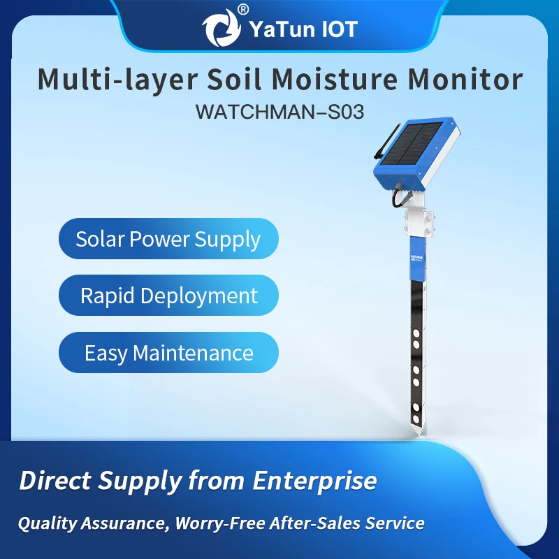 Soil Moisture Soil EC Salinity Monitoring Probe LoRaWan LoRa 4G Wireless Multiple Depth Measuring Soil Sensors