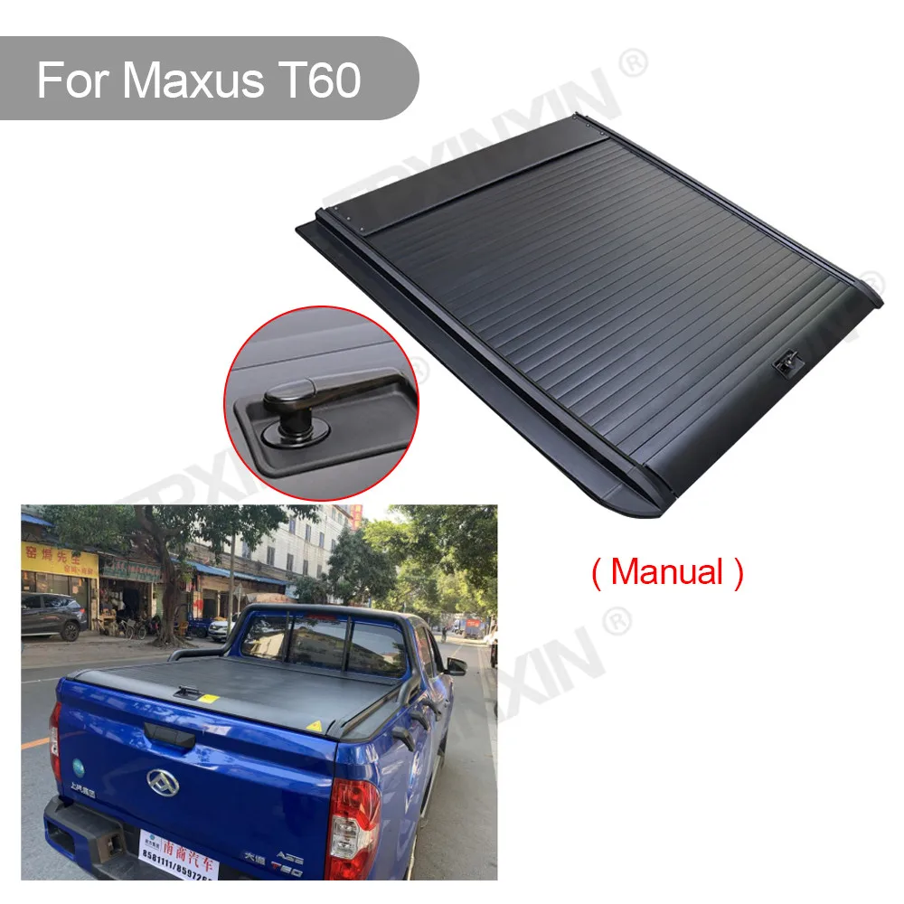 

For Maxus T60 T70 Car Trunk Lids Pickup Bed Tonneau Cover Retractable Roller Shutter Electric Manual Password Tail Box Cover