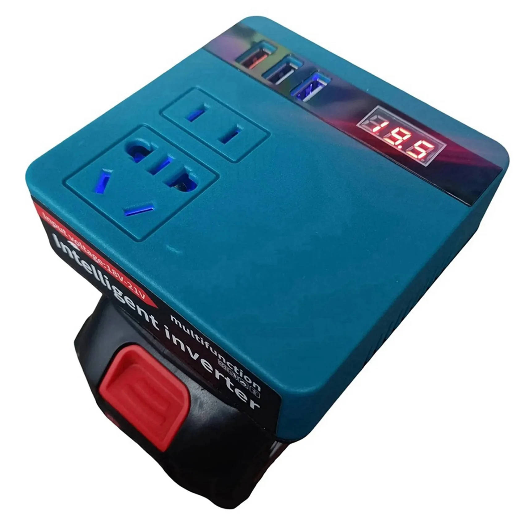 B14C 4X For Lithium Battery Inverter, Electric Tool Battery Inverter AC220V/ DC5V/20V Outdoor Operation Inverter