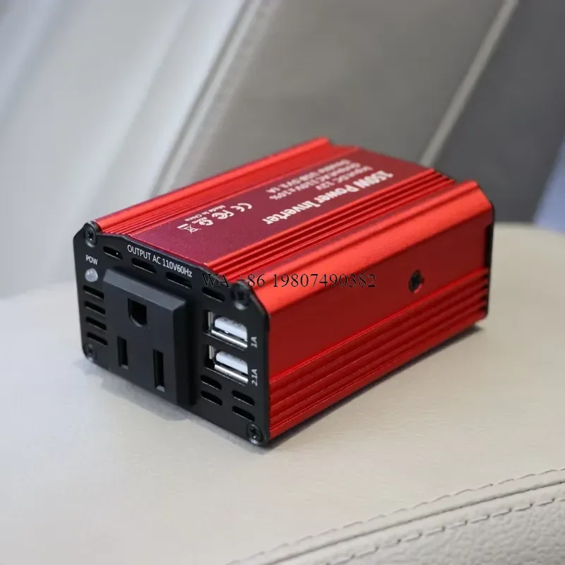 wmwmnu 150W Car Power Inverter DC 12V to AC 110V Modified Sine Wave 300W Peak Dual USB 5V 3.1A Cigarette Lighter Socket Power