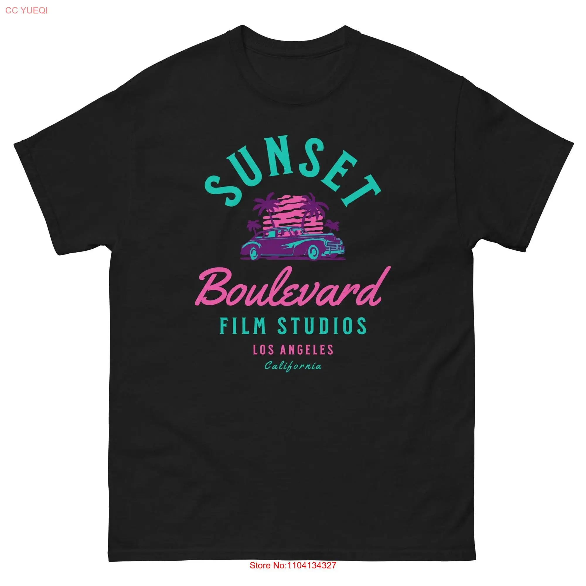 Sunset Boulevard Film Studios T shirt long or short sleeves