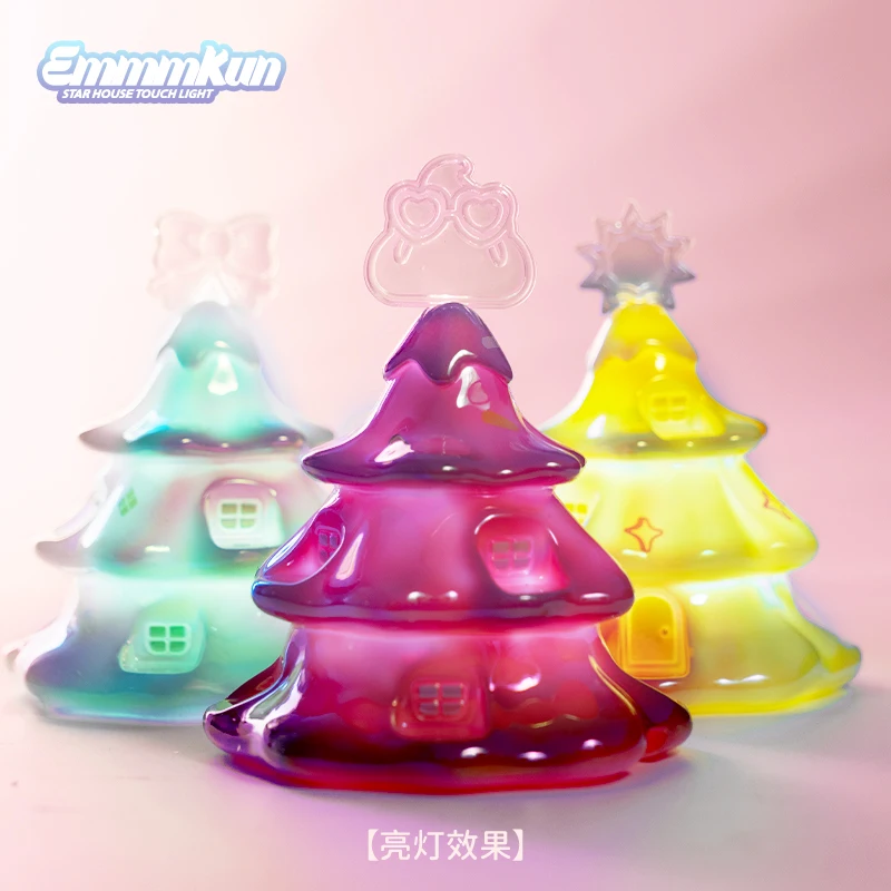 Emmmkun Star House Touch Light Series слепая коробка игрушки Mystery box куклы ПВХ ночник мультяшная елочная лампа украшение для рабочего стола подарок