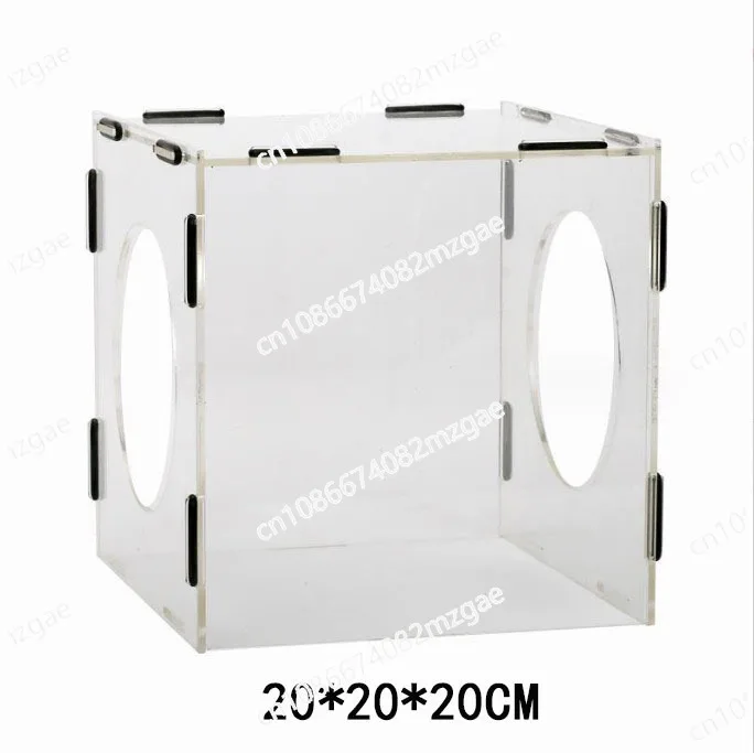 Grinding Dust Box Acrylic Dustproof Transparent Polisher Portable Dust Shroud Cover Dust Cage for Sculpturing Polishing