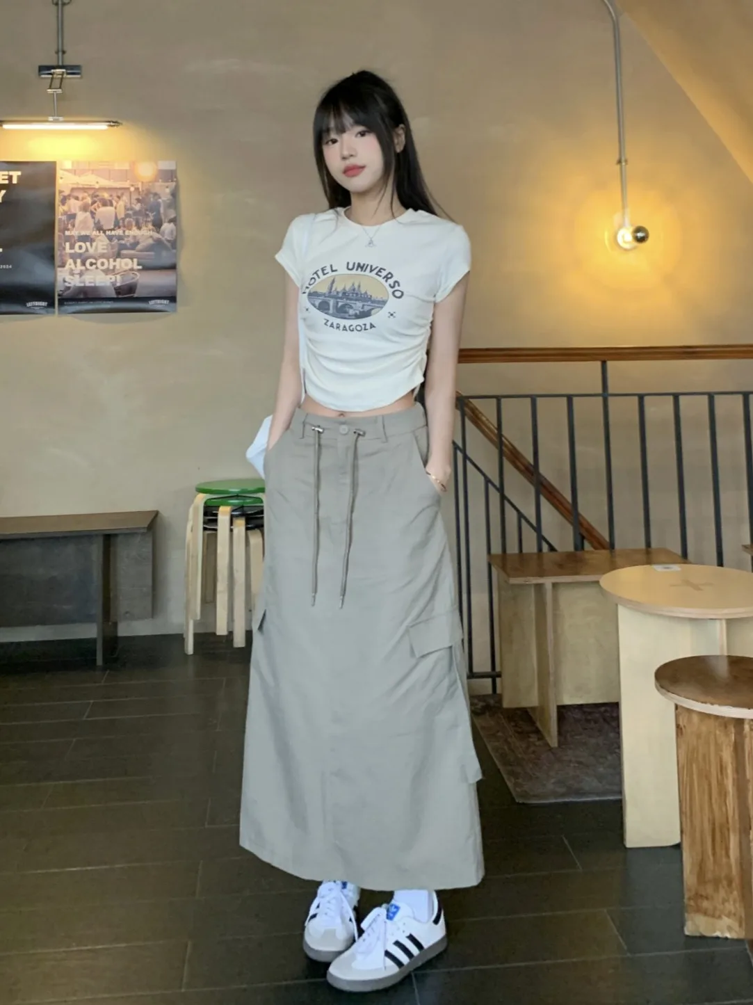 

plus Size Casual Faion Set Women Summer ort Sve Print Top Slimming Workwear Skirt Two Piece Set round Ne Overhead