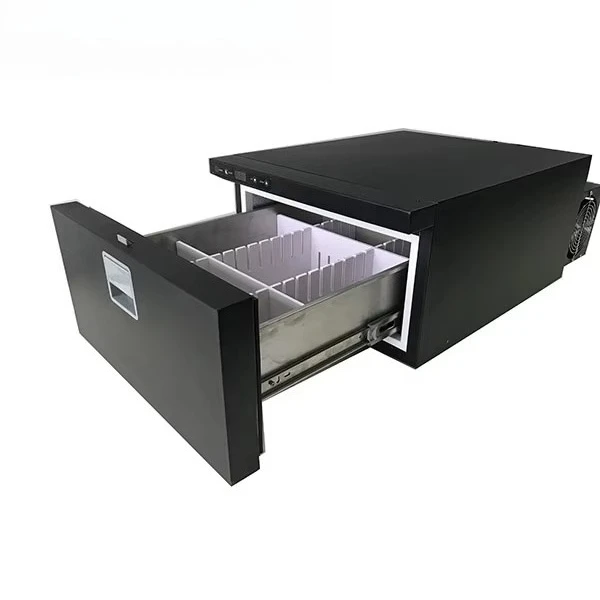 28L Mini Fridge for Yacht Boat Car Caravan Bus SUV Truck RV-Easy Usage Multiple Applications 12V 24V Cooling Freezer